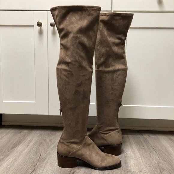 Steve Madden Women's Size 8.5 Gabbie Over the Knee Boots Thigh High Suede Shoes - Picture 4 of 12